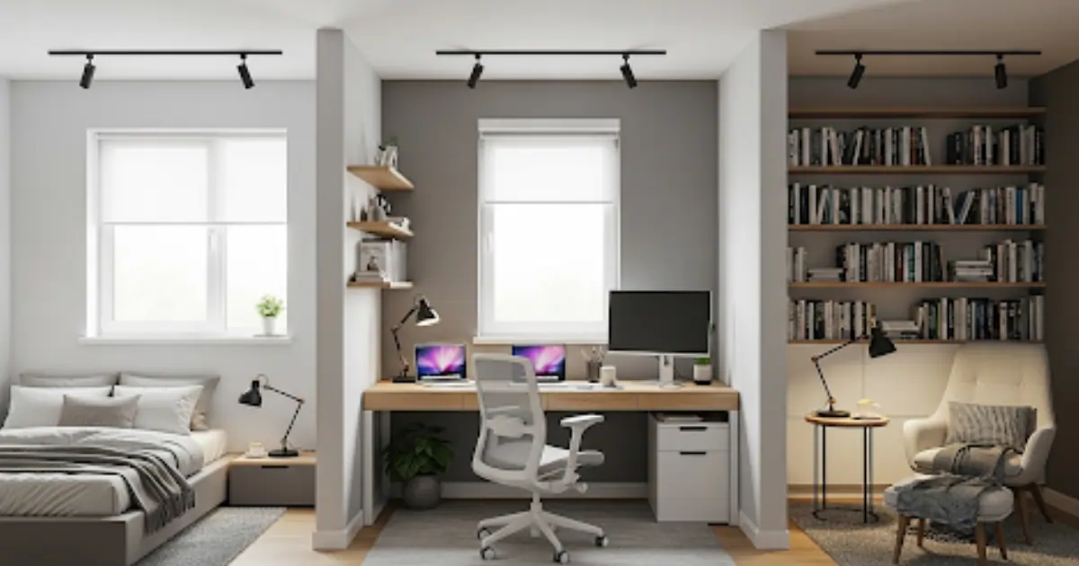 Quarto Flexível: Como Criar um Espaço que Funcione para Dormir, Trabalhar e Estudar