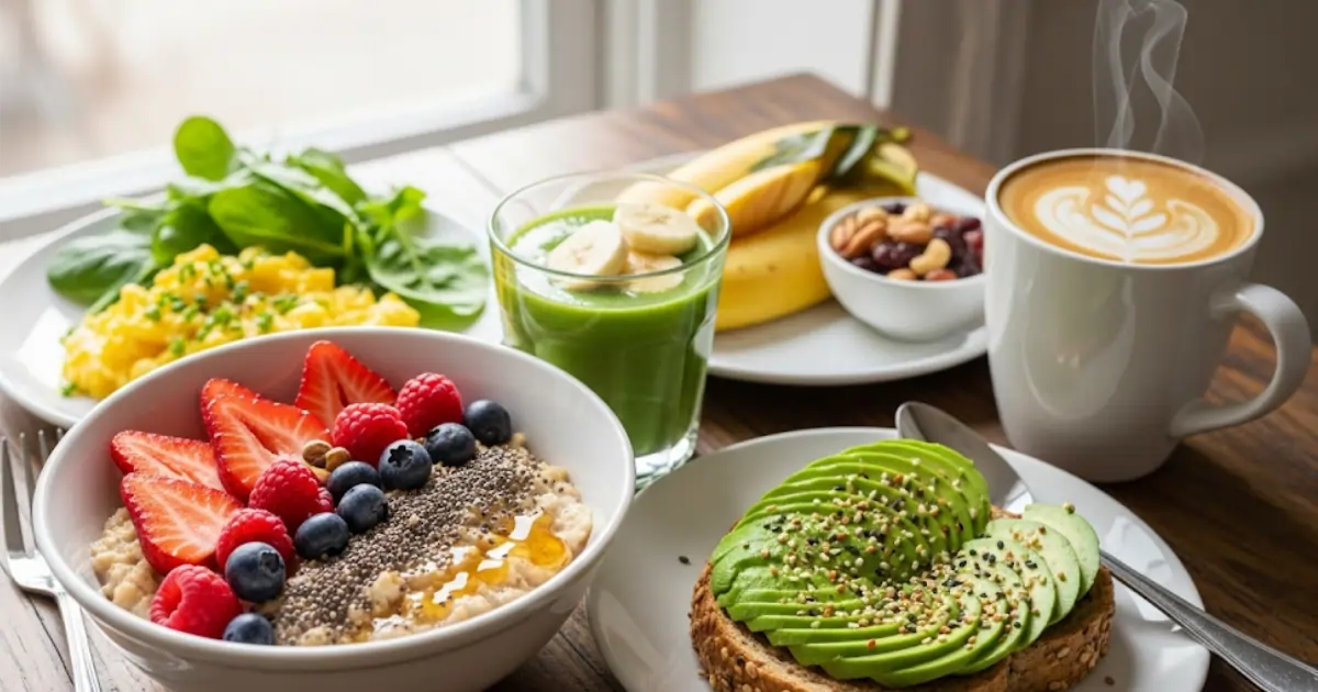 Café da Manhã Saudável e Energético