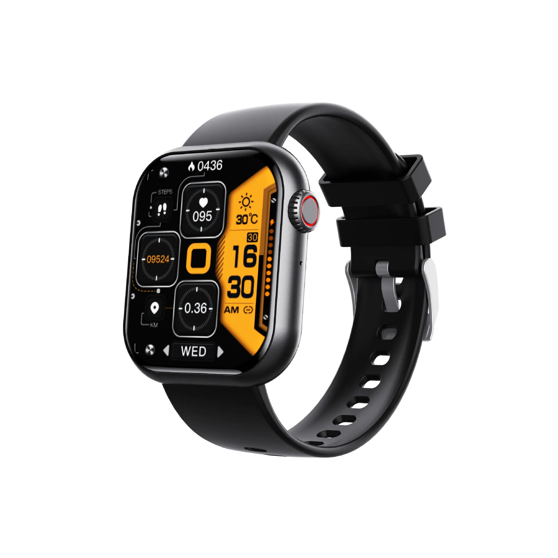 Pulseira Esportiva Multifuncional com Frequência Cardíaca e Pressão